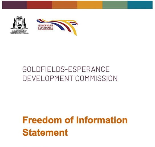 GEDC Freedom of Information Statement