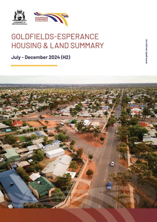 Goldfields-Esperance Region, Housing & Land Summary (July – December 2024)